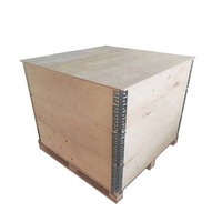 Boîte de contreplaqué de haute qualité emballage caisses en bois pour palette d'expédition boîte de cargaison en bois pliable