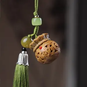 Blessing bag key chain hand-woven rope hanging ornaments lucky bag key ring bag pendant car hanging accessories