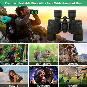 성인 원격 사냥 야외 망원경 휴대용 <span class=keywords><strong>8x40</strong></span> 고배율 저조도 야간 투시경 소형 전문 쌍안경 - Product Image 5