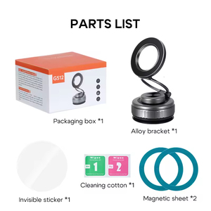 HEYBINGO 2025 Supporto Magnetico per Telefono da Auto con Ventosa Regolabile a 360°, Compatibile con 3-7 Pollici, per Auto, Casa, Scrivania e Palestra - Product Image 3