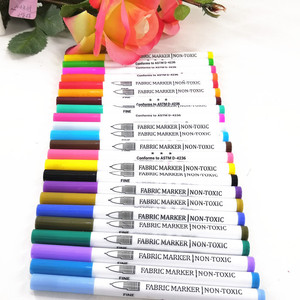 Punta fina, rotulador de tela lavable o permanente <span class=keywords><strong>borrable</strong></span> al agua, rotulador textil, marcador <span class=keywords><strong>borrable</strong></span> con logotipo personalizado - Product Image 4