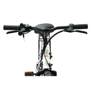 Vélo électrique en acier blanc à cadre courbé 36V 250W pour hommes et femmes, fabriqué en Chine - Product Image 3