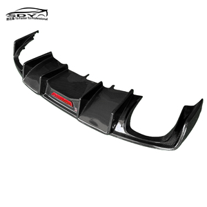 Diffusore Posteriore Stile KB in Fibra di Carbonio con Luce Labbro Paraurti Posteriore per <span class=keywords><strong>Audi</strong></span> <span class=keywords><strong>A4</strong></span> S4 B8.5 <span class=keywords><strong>Sline</strong></span> - Product Image 3