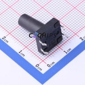 TSF001A18026A Tactile Switch DIP-4P,12x12mm Switch Round Button 2.6N Through Hole 12mm - Product Image 2