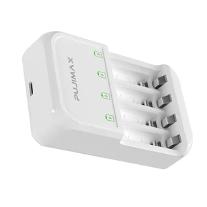 PUJIMAX Universal tipo C entrada cargador de batería inteligente 1,2 V AA <span class=keywords><strong>AAA</strong></span> cargadores de batería recargables para 1,2 V Ni-MH Ni-Cd baterías - Product Image 6