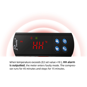 Termostato Electrónico EW-T205 para Refrigeración, Controlador de Temperatura para Descongelación de Refrigeradores y Gabinetes Frigoríficos - Product Image 5