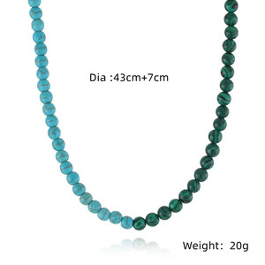 Collana Carrie proprio come quel <span class=keywords><strong>sesso</strong></span> la città ha ispirato gioielli collana di perline di Malachite turchese - Product Image 4