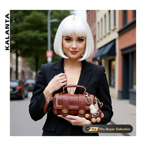 KALANTA in <span class=keywords><strong>pelle</strong></span> Mini di lusso bianco marrone vendita tracolla da donna in oro tracolla borse da donna - Product Image 1