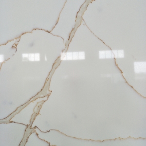 SH8381 Nhân Tạo Lớn <span class=keywords><strong>Manmade</strong></span> Calcatta Trắng Đá Thạch Anh Đá Tấm Giá Calacatta Oro Vàng Thạch Anh Đá - Product Image 4