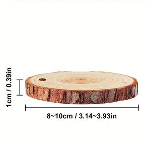 Rodajas <span class=keywords><strong>de</strong></span> <span class=keywords><strong>Madera</strong></span> Natural sin Acabado <span class=keywords><strong>para</strong></span> <span class=keywords><strong>Manualidades</strong></span>, Decoración <span class=keywords><strong>de</strong></span> <span class=keywords><strong>Madera</strong></span>, Letreros, Círculos <span class=keywords><strong>de</strong></span> Corteza <span class=keywords><strong>de</strong></span> Árbol <span class=keywords><strong>para</strong></span> <span class=keywords><strong>Navidad</strong></span> - Product Image 5
