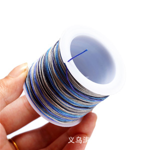 Variegated Colored No 72 Jade <b>Thread</b> 30 Meters For Bracelet Braiding Handmade <b>Beading</b> Rope DIY Jewelry Making Supplies - Product Image 4