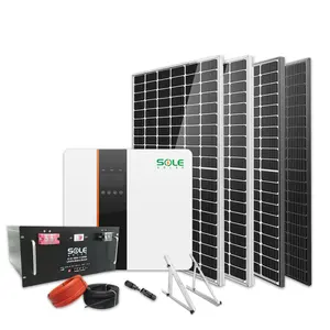 Sole Solar Mini, Pembangkit Listrik Tenaga Surya 5kw Hybrid Energy Stotage System 5000W 5kw Solar System Rumah