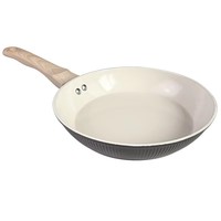 Poêle à frire en aluminium forgé avec revêtement céramique antiadhésif personnalisé, fond à induction de 2,4 mm d'épaisseur, capacité de 1 à 2 L