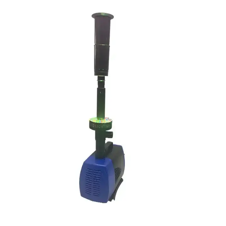 Bomba DE AGUA DE CC controlable, bomba sumergible con LED, Circulación de estanque de acuario de agua dulce marino, de agua dulce, de 12-30 cm, para el acuario, de 12