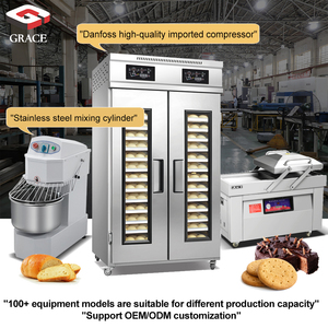 Armoire de retardateur personnalisable OEM pour équipement de boulangerie 16/32/64 Plateau Pâte Fermentation Proofer 220V Nouvelle Noix Maïs Fruit Eau - Product Image 2