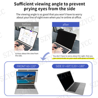 Filtre de confidentialité magnétique pour MacBook Pro 16 2019 A2141, protecteur d'écran de confidentialité Anti-éblouissement Anti lumière bleue avec couvercle d'appareil photo