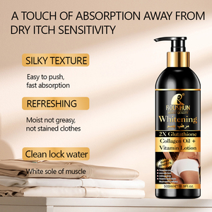 ROUSHUN <span class=keywords><strong>Guta</strong></span> C Loción Corporal Blanqueadora con Aceite de Colágeno Anti-edad 500ml Crema Corporal - Product Image 4