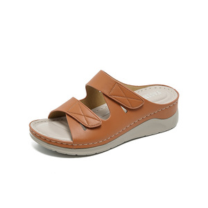 Elegant Black T-Strap Flat Sandals Open Toe Summer Women <b>Shoes</b> Genuine Leather Upper Rhinestone Decoration Buckle Closure - Product Image 4