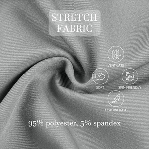 Women's Scrub Set Short Sleeve V Neck Top And Pants Moisture Wicking Medical Uniforms For Hospital Workwear Split Design - Product Image 3