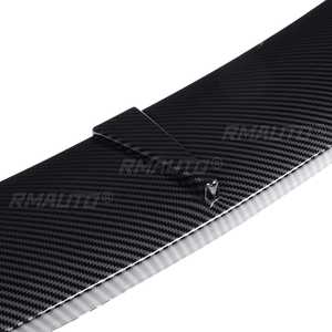 Kit carrosserie de protection pour pare-chocs avant de voiture, aspect fibre de carbone/noir brillant/noir mat, lèvre de spoiler, diffuseur, pour Audi TT RS 2004-2019 - Product Image 6