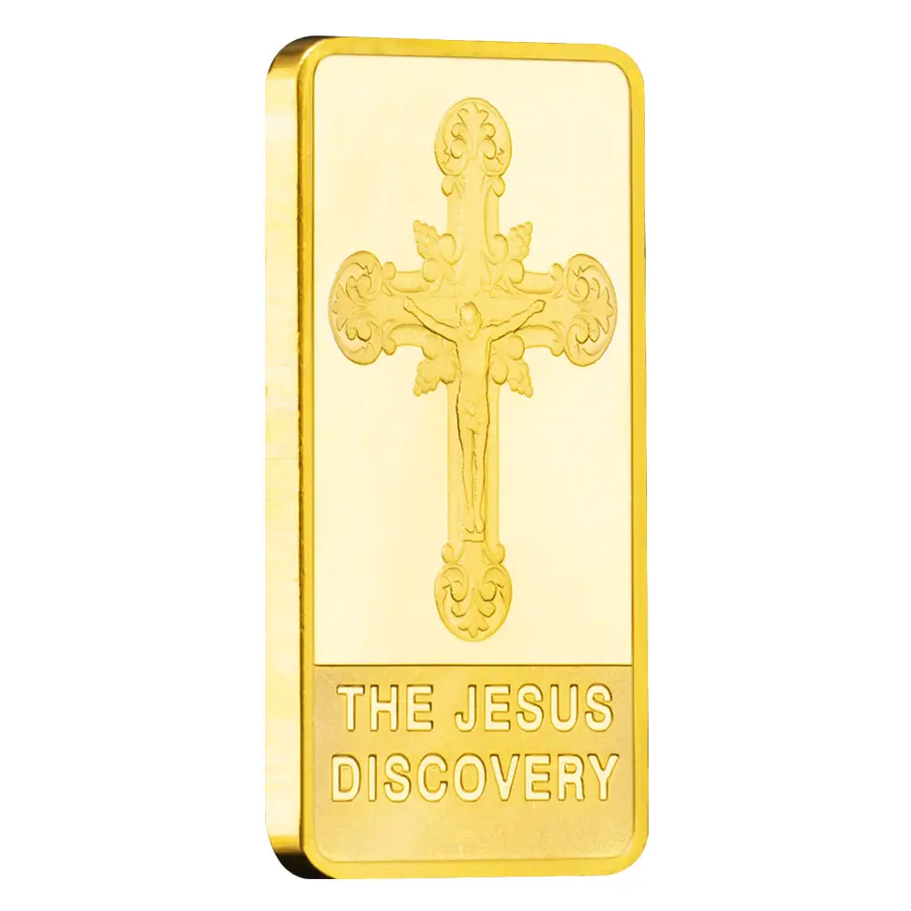 De Passie Van De Christus Souvenir Vergulde Herdenkingsmunt De Jesus Ontdekking Ijzer Europa Bar Kruis Verzamelobjecten Gouden Goud