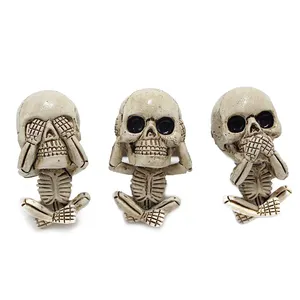 Don't listen look speak Skeleton Air Freshener Vent Clips Outlet Freshener Perfume Clip Car Interior Accessories for Office Home