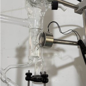 Reactor de Vidrio con Camisa de Destilación, Reactor de Vidrio de Laboratorio con Botella de Vidrio para Separación <span class=keywords><strong>en</strong></span> Síntesis y Purificación - Product Image 5