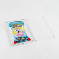 Présentoir de paquets de boosters Pokémon en polyester/plastique transparent, personnalisable en couleur et de haute qualité pour le rangement