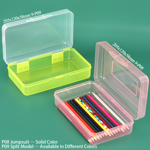 กล่องใส่ปากกาเมจิก SUNSHING กล่องพลาสติกใส่แปรงทาสี กล่องใส่ปากกาและดินสอแบบกำหนดเอง สำหรับงานศิลปะ งานฝีมือ และอุปกรณ์สำนักงาน - Product Image 2