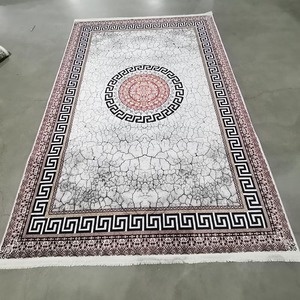 Vendita di fabbrica Vintage Persian stampato comodino ampio <span class=keywords><strong>soggiorno</strong></span> tappeti pieghevole e <span class=keywords><strong>lavabile</strong></span> <span class=keywords><strong>in</strong></span> <span class=keywords><strong>lavatrice</strong></span> zona coperta - Product Image 4