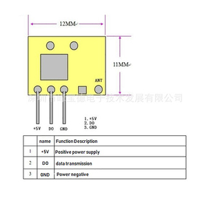 微型超小体积<span class=keywords><strong>5</strong></span>伏高频超外差无线接收模块无线射频模块 - Product Image 2