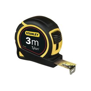 STANLEY Ruban à mesurer rétractable de poche Tylon™Longueur 3 m largeur 12.7 cm mm/cm Clip de ceinture en plastique EG II Clip de ceinture en plastique - Product Image 1