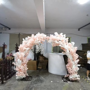 F-CT0225 Fiori Artificiali di Ciliegio per Arco Nuziale, Sfondo di Fiori di Ciliegio, Arco di Fiori Bianchi Artificiali - Product Image 5