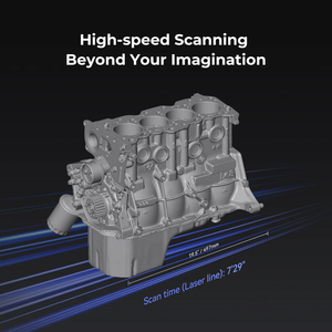Creality X 3D, scanner 3D portable de qualité industrielle haute précision pour la modélisation inverse et la topographie - Product Image 6