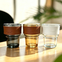 Gobelet isotherme de 400 ml (13 oz), verre à eau, tasses avec paille et couvercle hermétique, transport facile pour café, thé glacé