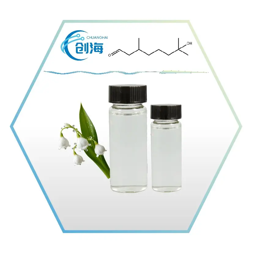 Fornecimento de fábrica CAS 107-75-5 Hidroxicitronellal / 3-7-Dimetil-7-Hidroxi-Octanal