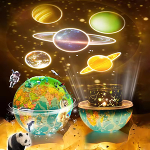 Lámpara Nocturna Infantil con Diseño de Cielo Estrellado, Regalo de Año Nuevo, <span class=keywords><strong>Proyector</strong></span> de Estrellas 360 °   Lámpara LED de <span class=keywords><strong>Galaxia</strong></span> Giratoria con <span class=keywords><strong>Efecto</strong></span> de Nebulosa Dinámica para Decoración del Hogar - Product Image 2
