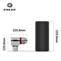 Pompe à air pour vélo ENLEE CO2, sans cartouche CO2, en aluminium, mini pompe à air manuelle pour pneus de vélo