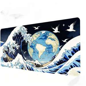 Customized logo Anti slip Gaming Mouse Pad Full-color Heattransfer Printing Providing OEM Services Computer Accessories <strong>Mousemat</strong> - Product Image 5