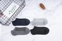 Vente en gros de chaussettes pour hommes à logo personnalisé, 100% coton, respirantes, absorbantes, coupe basse, prix les plus bas