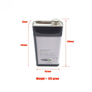 Conteneur rectangulaire en acier inoxydable de 750 ml, boîte métallique pour la vodka, le whisky, le vin et les spiritueux - Product Image 2