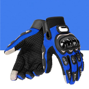 Guantes de Motocicleta de Color Sólido de Alta Calidad a Precio Razonable, Guantes de Cuero para Motocicleta con Protección de Pantalla Táctil al por Mayor - Product Image 5