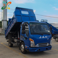 JAC Truk Bekas Bak Terbuka 3Ton 5Ton 7 Ton 132HP  4*2  Truk Tipper 3.2-meter Bekas