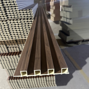 Sonsill <span class=keywords><strong>Panel</strong></span> de pared de PVC compuesto estriado ignífugo para interiores <span class=keywords><strong>Panel</strong></span> de pared Wpc <span class=keywords><strong>Panel</strong></span> de pared decorativo - Product Image 4