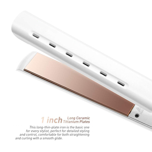 Fer à lisser en céramique électrique professionnel fer plat affichage LED chauffage rapide <span class=keywords><strong>Protection</strong></span> contre la surchauffe pour le ménage - Product Image 3