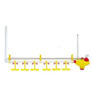 Tubería de agua cuadrada para uso en granja, novedoso diseño automático, pezón automático para aves de corral, bebida/línea de agua/Sistema para granjas de pollos