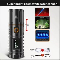 Lampe torche LED T40 en alliage d'aluminium haute puissance transfrontalière, rechargeable, ultra-lumineuse, pour l'extérieur, la recherche, l'aventure, le camping et la plongée