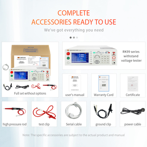 Produit Original, testeur électrique numérique Hipot 6kV 10mA Programmable, résistant à la tension, testeur d'isolation - Product Image 6