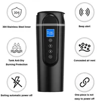 12V 24V Portable voiture chauffage tasse en acier inoxydable chauffe-eau bouteille voiture bouilloire tasse à café