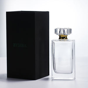 Flacon de parfum carré et plat de 30ml 50ml 100ml Flacon de parfum vide à pression simple - Product Image 1